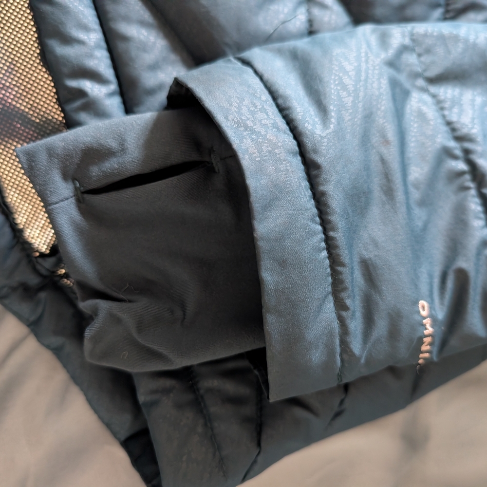 Columbia Women's Teal Hooded Puffer Jacket - Women's Powder Lite™ Hooded Jacket - Picture 6 of 13